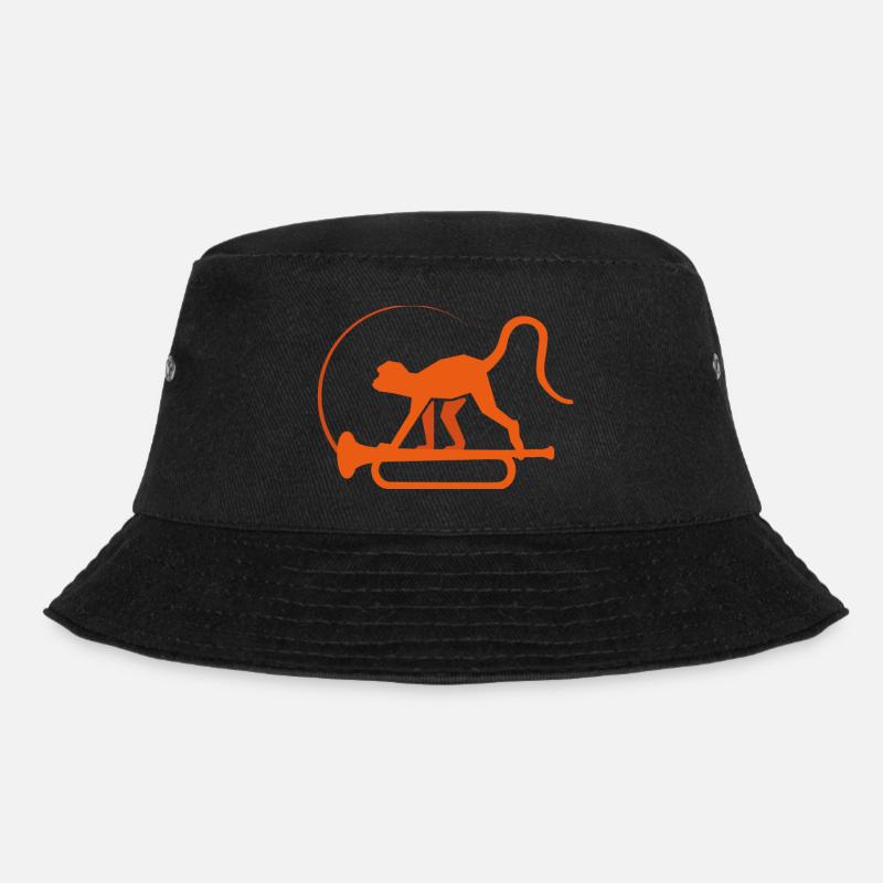 music monkey - Bucket Hat - Schwarz