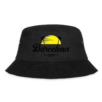 barcelona sunset - Bucket Hat - Schwarz - Vorne - Lela (165cm)
