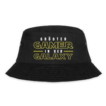 Gamer - Größter in Galaxy - Bucket Hat - Schwarz - Vorne - Lela (165cm)
