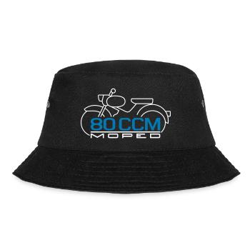 Moped Spatz 80 ccm Emblem - Bucket Hat - Schwarz - Vorne - Lela (165cm)