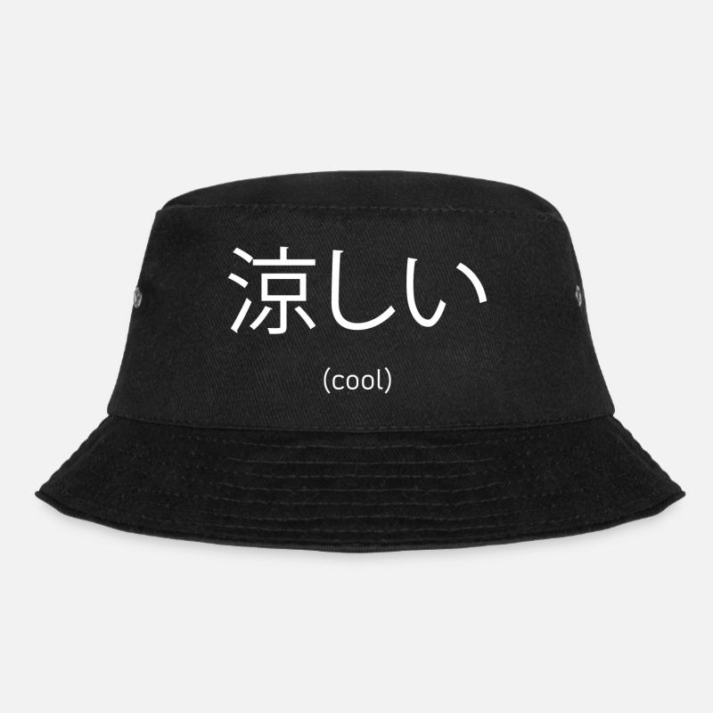 Cool Japanisch Schriftzeichen - Bucket Hat - Schwarz