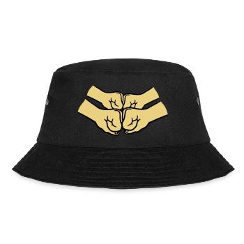 4 Haende Crew - Bucket Hat - Schwarz - Vorne - Lela (165cm)