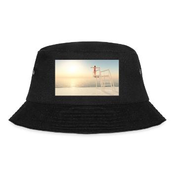 Turmspringerin auf einem Sprungbrett - Bucket Hat - Schwarz - Vorne - Lela (165cm)
