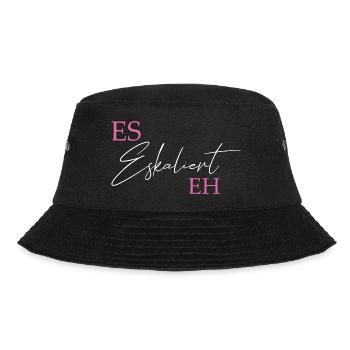Es Eskaliert Eh - Bucket Hat - Schwarz - Vorne - Lela (165cm)