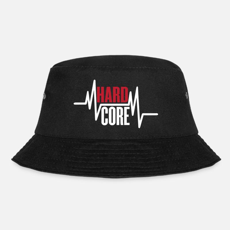 Hard Core - Bucket Hat - black