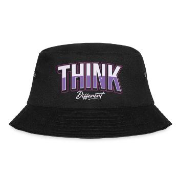 Denke anders - Bucket Hat - Schwarz - Vorne - Lela (165cm)