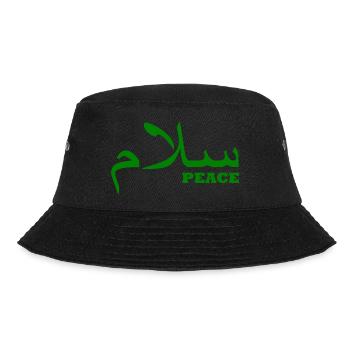 frieden - Bucket Hat - Schwarz - Vorne - Lela (165cm)
