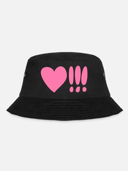 Coeur avec point d’exclamation Pink - Bob - noir
