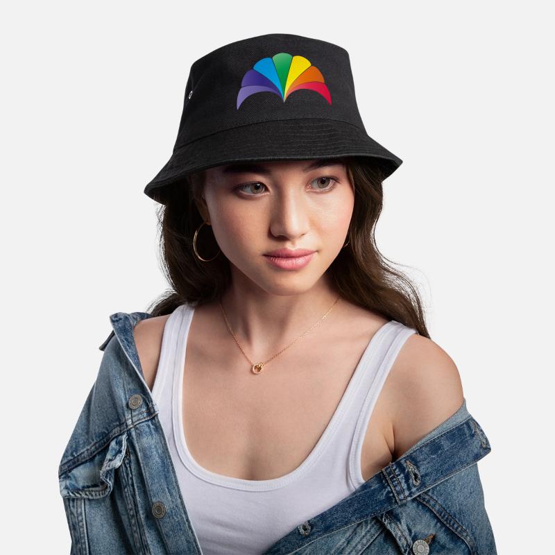 Rainbow Shell Arch Bucket Hat