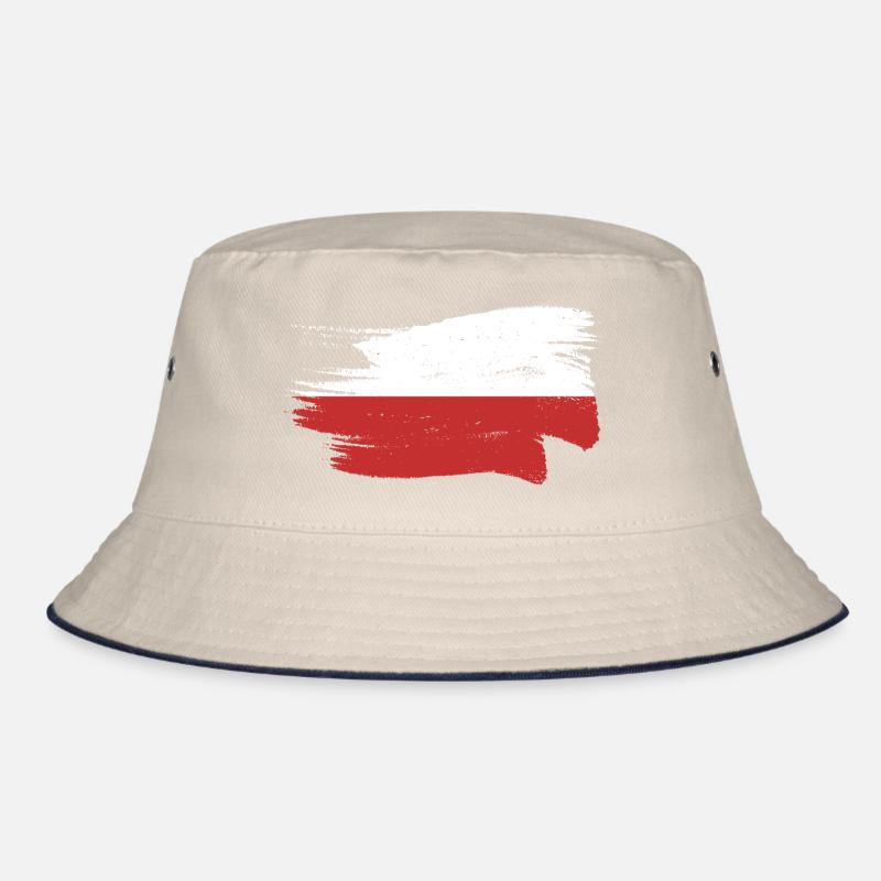 Drapeau de Pologne utilisé Look Polska Drapeau polonais Bob