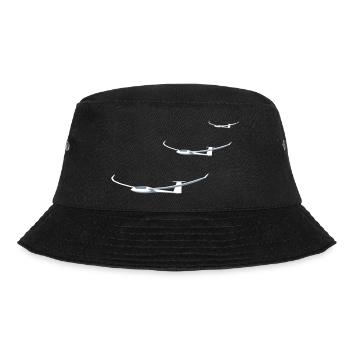 Glider Gliding Glider Glider Pilot Pilot - Bucket Hat - black - Front - Lela (165cm)