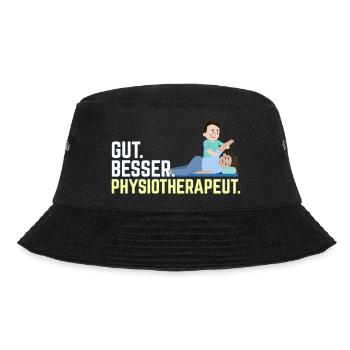 Physiotherapeut Gut Besser Herren Physio Lustiges - Bucket Hat - Schwarz - Vorne - Lela (165cm)