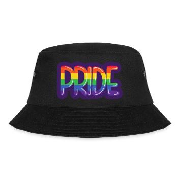 LGBT Pride - Bucket Hat - Schwarz - Vorne - Lela (165cm)