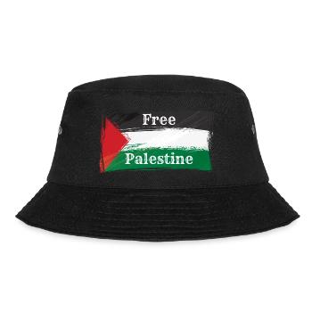 Free Palestine Palästina Frieden Freiheit - Bucket Hat - Schwarz - Vorne - Lela (165cm)