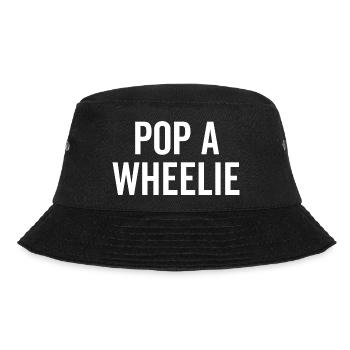 Pop a Wheelie - Bucket Hat - black - Front - Lela (165cm)