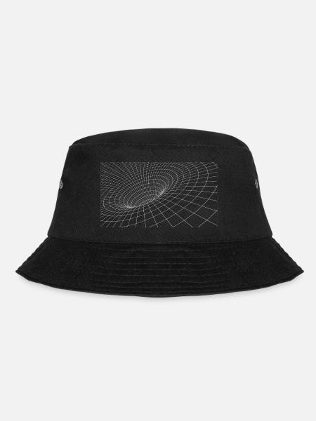 Schwarzes Loch Black Hole - Bucket Hat - Schwarz