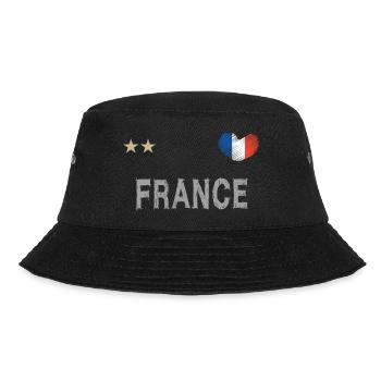 France Maillot de football avec coeur - Bob - noir - Devant - Lela (165cm)