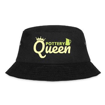 Pottery Ceramics Artist Potter Women Queen - Bucket Hat - black - Front - Lela (165cm)