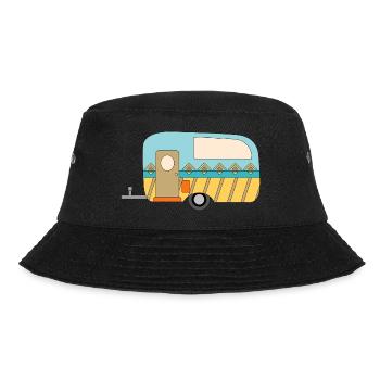 Caravane Camping Drôle - Bob - noir - Devant - Lela (165cm)