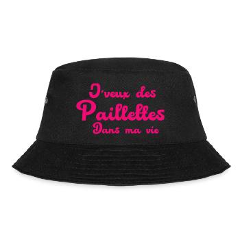 J'veux des paillettes dans ma vie - Bob - noir - Devant - Lela (165cm)