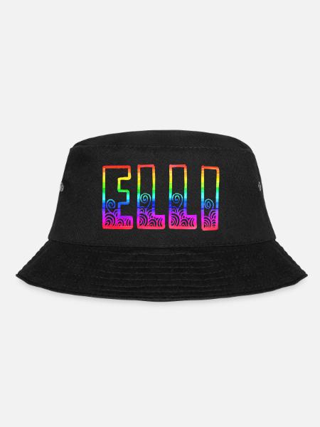 elli rs regenbogen - Bucket Hat - Schwarz