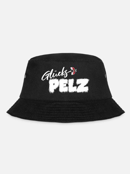 Glückspelz für Glückspilze - Bucket Hat - Schwarz