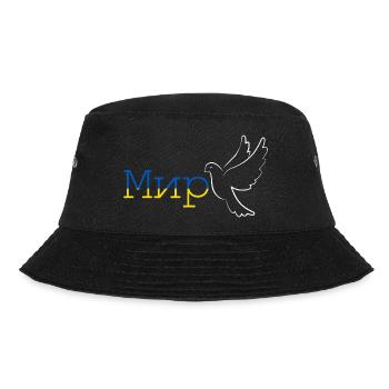 Frieden Ukraine Finnland Russland - Bucket Hat - Schwarz - Vorne - Lela (165cm)