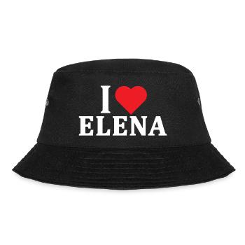 t-shirt J’adore Elena t-shirt idée cadeau - Bob - noir - Devant - Lela (165cm)