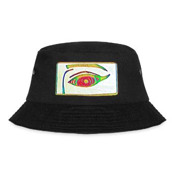 Illusion eye - Bucket Hat - Schwarz - Vorne - Lela (165cm)