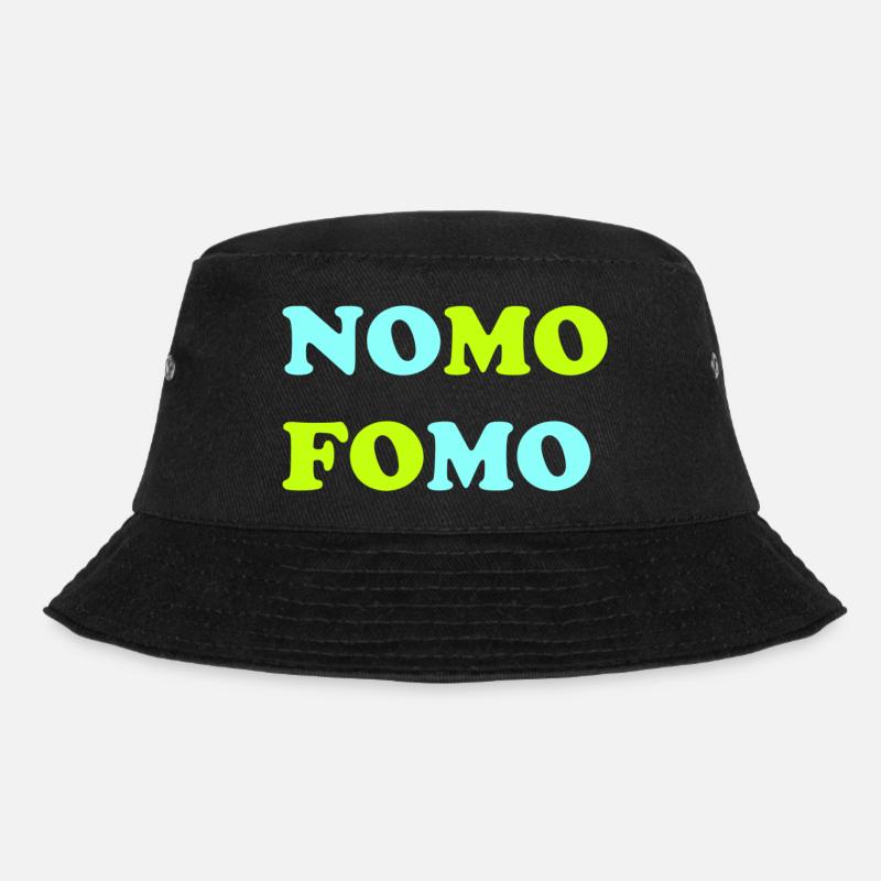 NOMO FOMO Neon Pop - Bucket Hat - Schwarz
