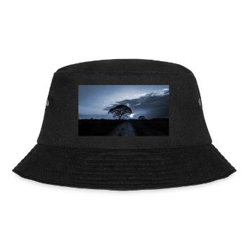 blauer Sonnenuntergang - Bucket Hat - Schwarz - Vorne - Lela (165cm)