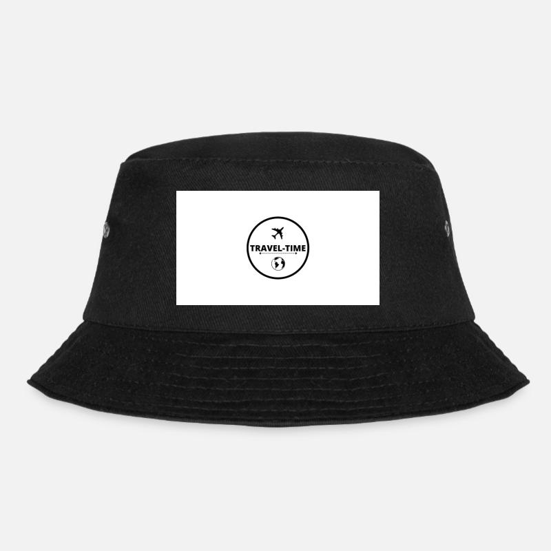 TRAVEL TIME - Bucket Hat - black
