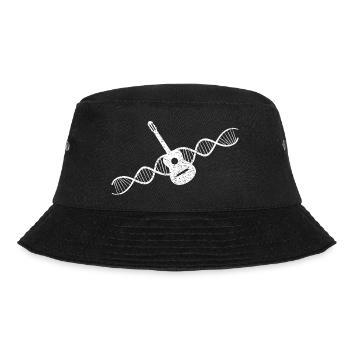 Gitarrist Musiker Musik Gitarristin Band Gitarre - Bucket Hat - Schwarz - Vorne - Lela (165cm)