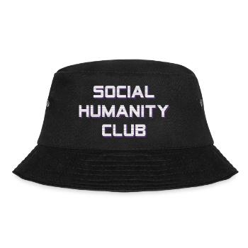 Social Humanity Club #2 - Bucket Hat - Schwarz - Vorne - Lela (165cm)