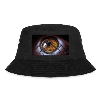 Auge mit Ketten - Bucket Hat - Schwarz - Vorne - Lela (165cm)