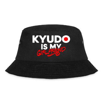 kyudo kyudomeister japanische bogenkunst kanji - Bucket Hat - Schwarz - Vorne - Lela (165cm)