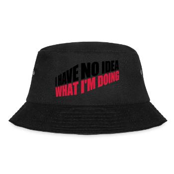 I Have No Idea - Bucket Hat - black - Front - Lela (165cm)