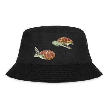 Turtles ahoy! - Bucket Hat - black - Front - Lela (165cm)