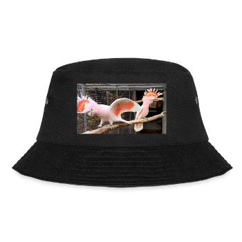 Major Mitchell Cockatoo - Paar - Bucket Hat - Schwarz - Vorne - Lela (165cm)