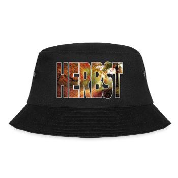 Herbst - Bucket Hat - Schwarz - Vorne - Lela (165cm)