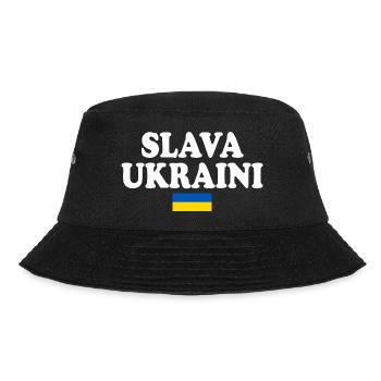 Slava ukraini - Bucket Hat - Schwarz - Vorne - Lela (165cm)