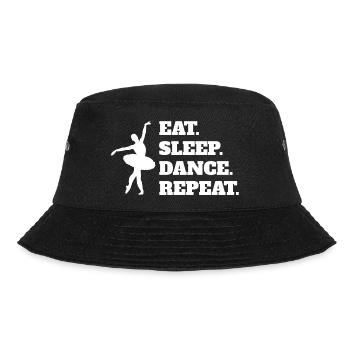 Ballet Dancer Gift Dance Ballerina Dance Class - Bucket Hat - black - Front - Lela (165cm)