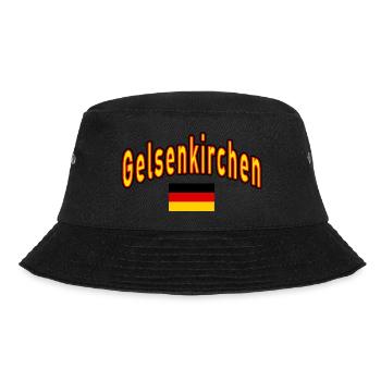 Gelsenkirchen German flag - Bucket Hat - black - Front - Lela (165cm)