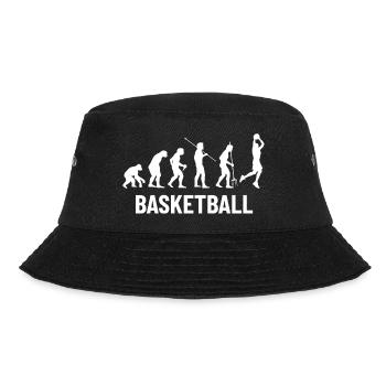 Basketball Sports Evolution for BBall Lovers Dunk - Bucket Hat - black - Front - Lela (165cm)