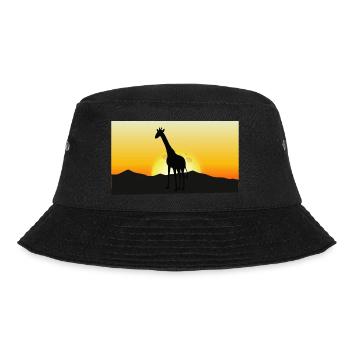Safari Zoo Animals Wildlife - Bucket Hat - black - Front - Lela (165cm)