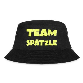 Schwäbisch Team Spätzle - Bucket Hat - Schwarz - Vorne - Lela (165cm)