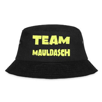 Schwäbisch Maultasche Team Mauldasch - Bucket Hat - Schwarz - Vorne - Lela (165cm)