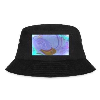 Chilli and paint - Bucket Hat - black - Front - Lela (165cm)