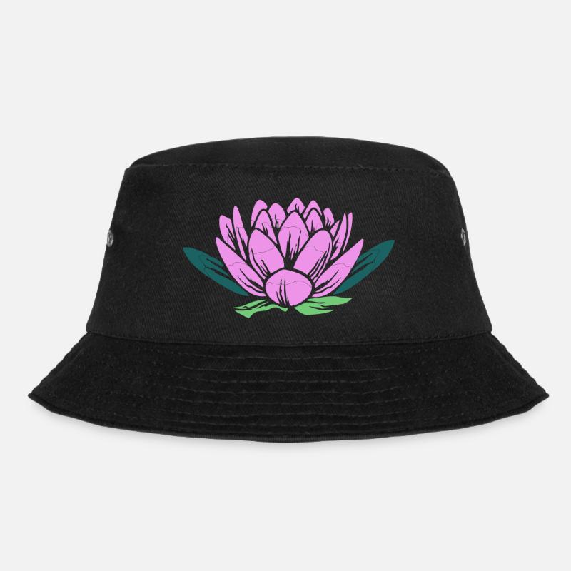 Lotus - Bucket Hat - black