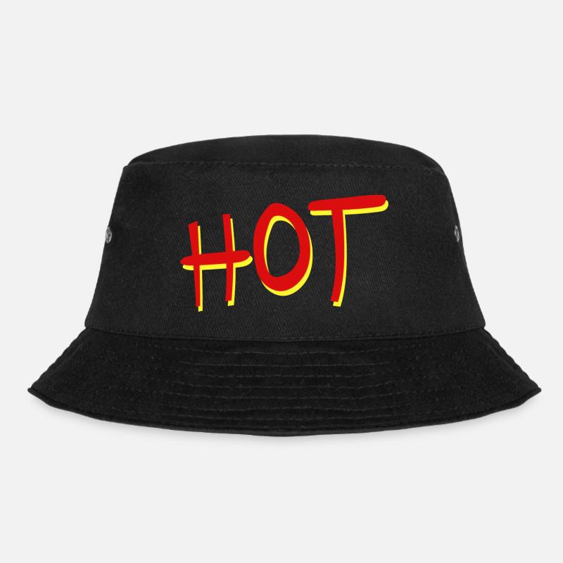Hot - Bucket Hat - Schwarz